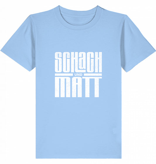 Kids  Kinder T-Shirt "Schach Und Matt" Schachmatt