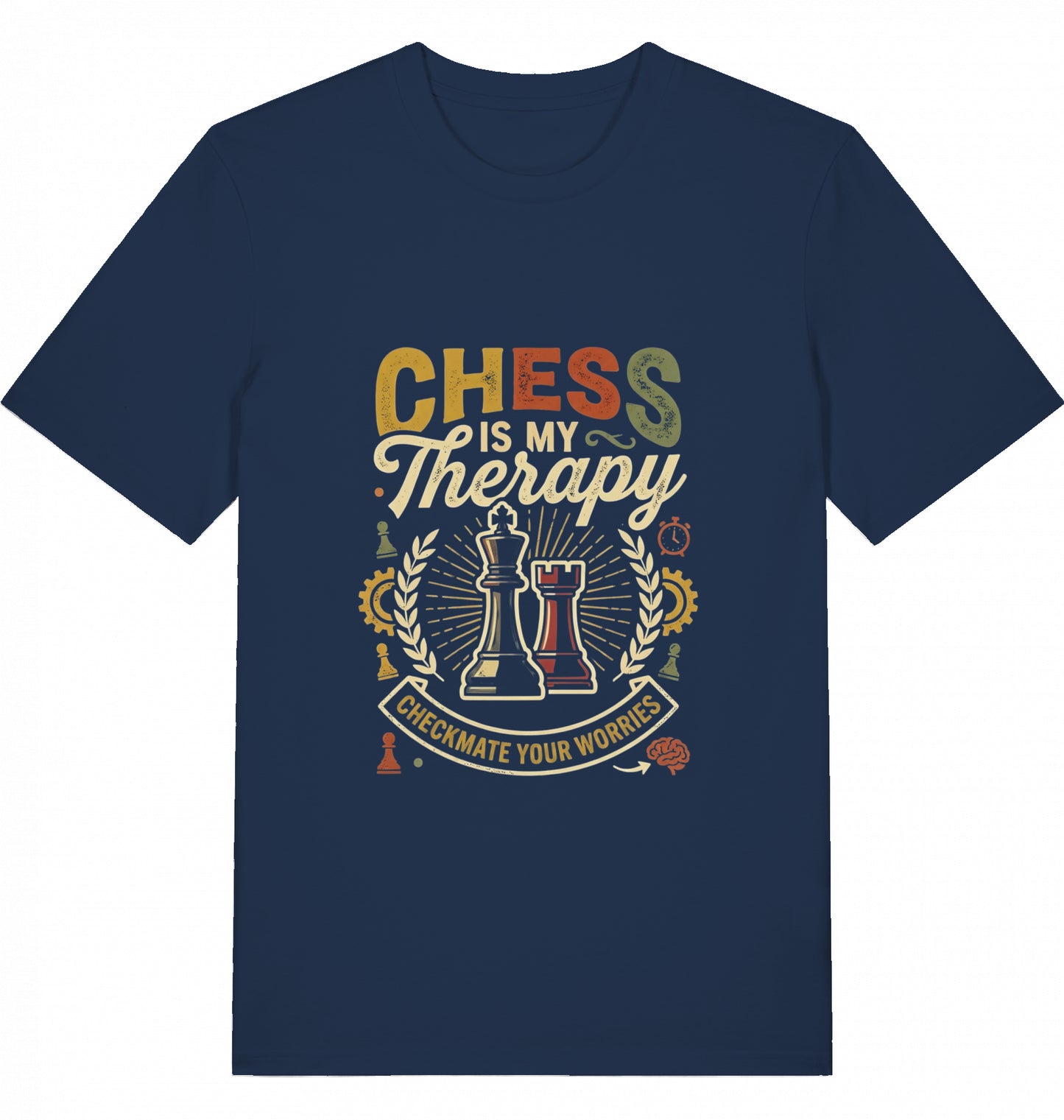Schach T-Shirt "Chess Is My Therapy" V2
