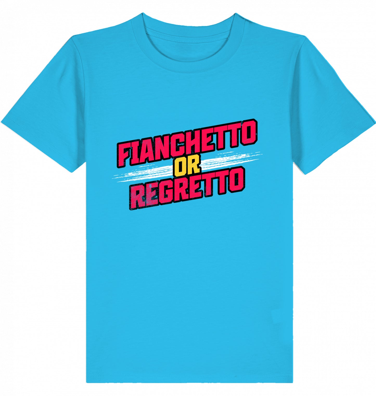 Kinder Kids Schach T-Shirt "Fianchetto Or Regretto"