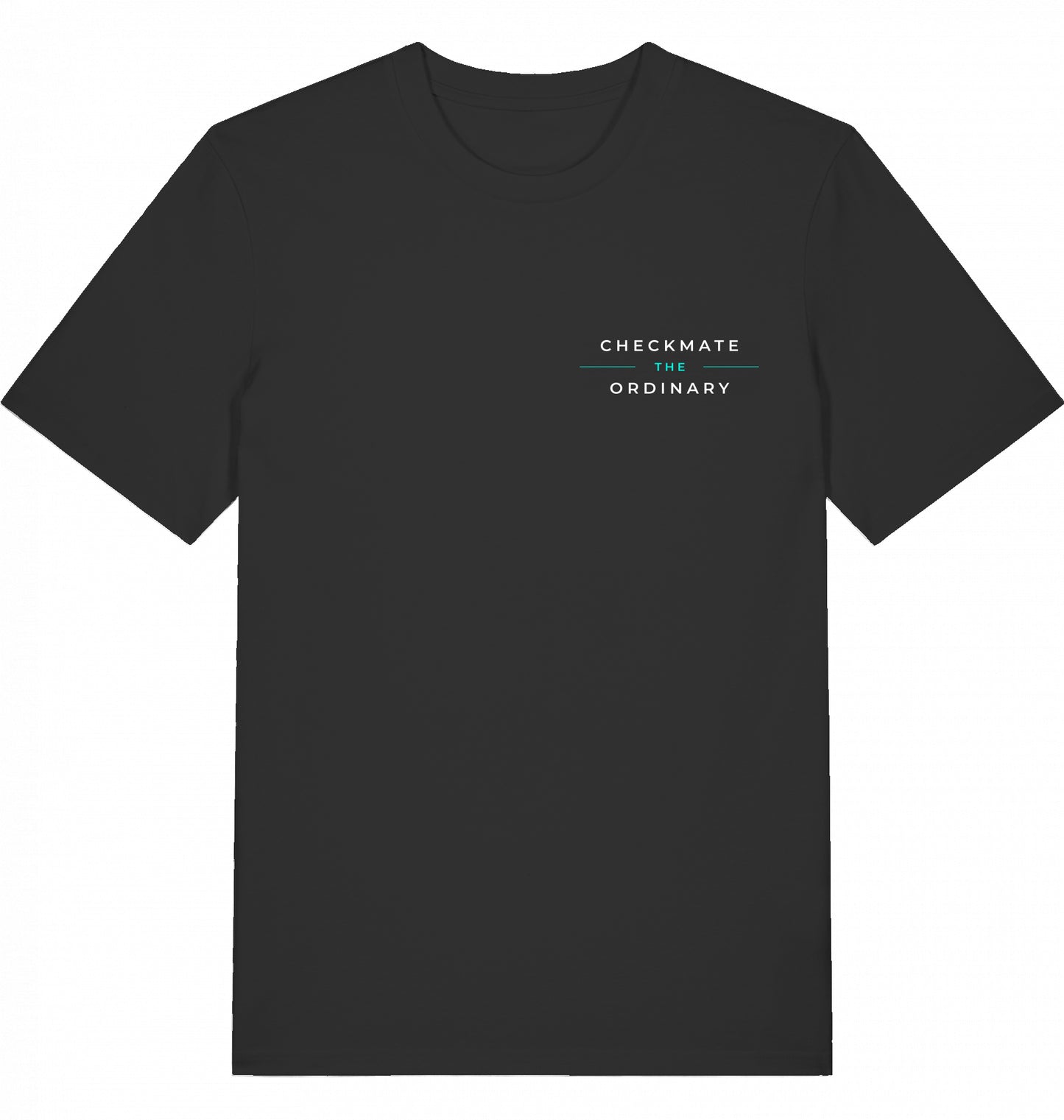 T-Shirt Schach Checkmate the Ordinary Türkis
