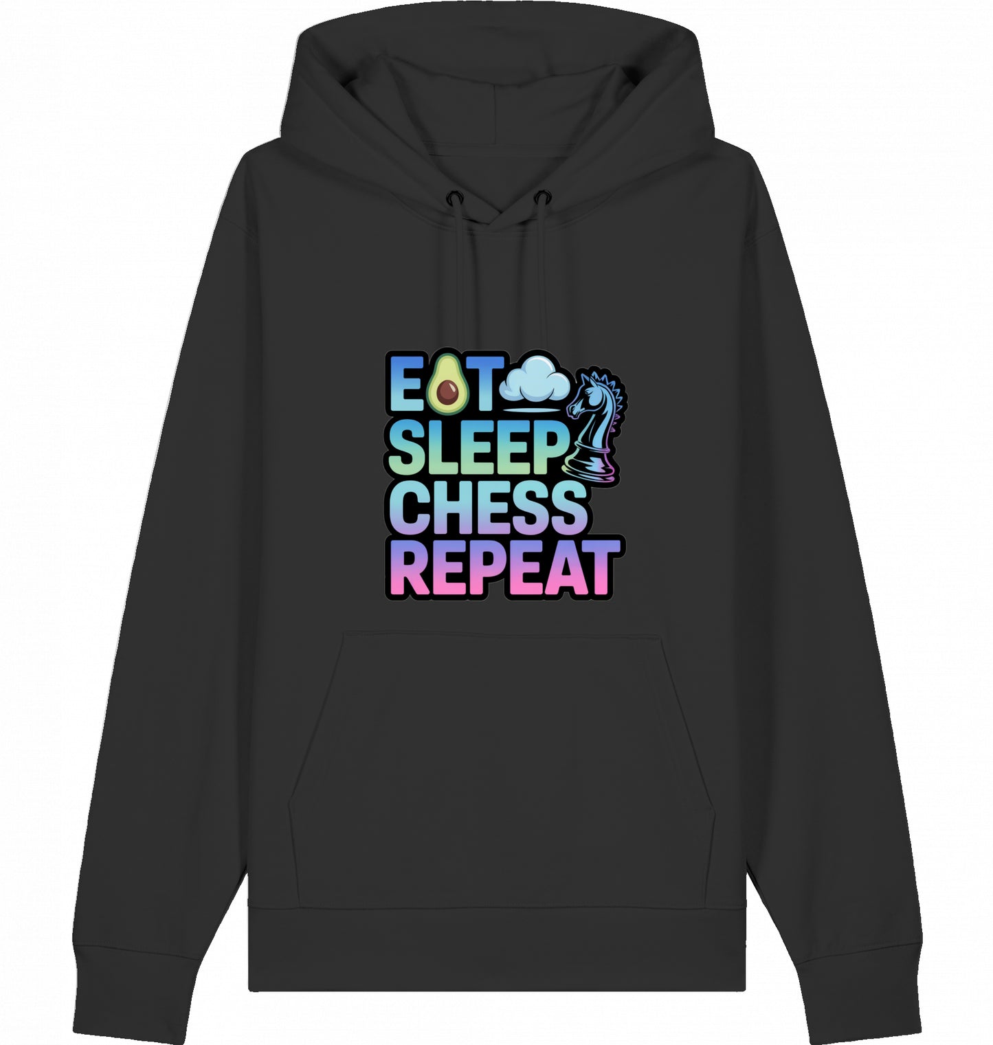 Hoodie Eat Sleep Chess Repeat