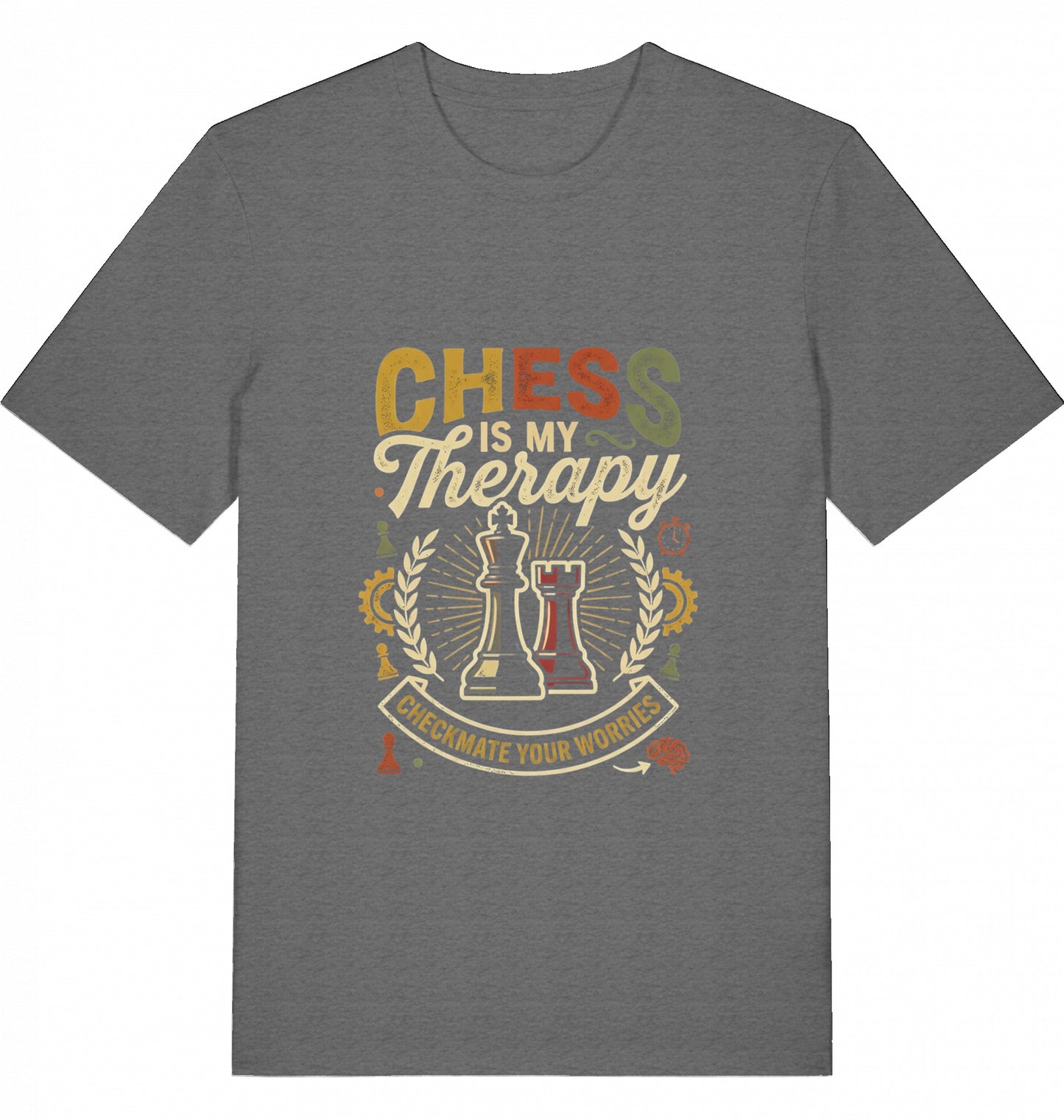 Schach T-Shirt "Chess Is My Therapy" V2