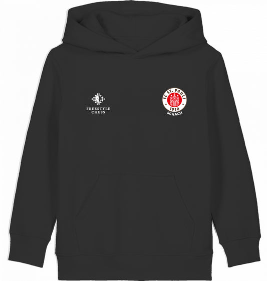 Kinder Hoodie FC St Pauli Schach Bundesliga Magnus Chess Kids