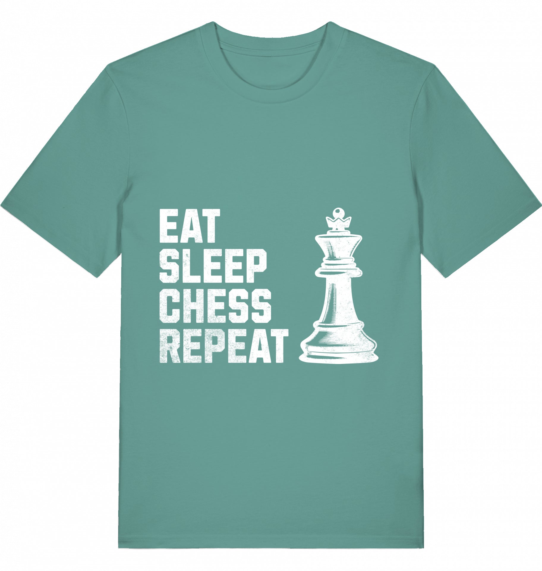 Schach T-Shirt Eat Sleep Chess Repeat V2