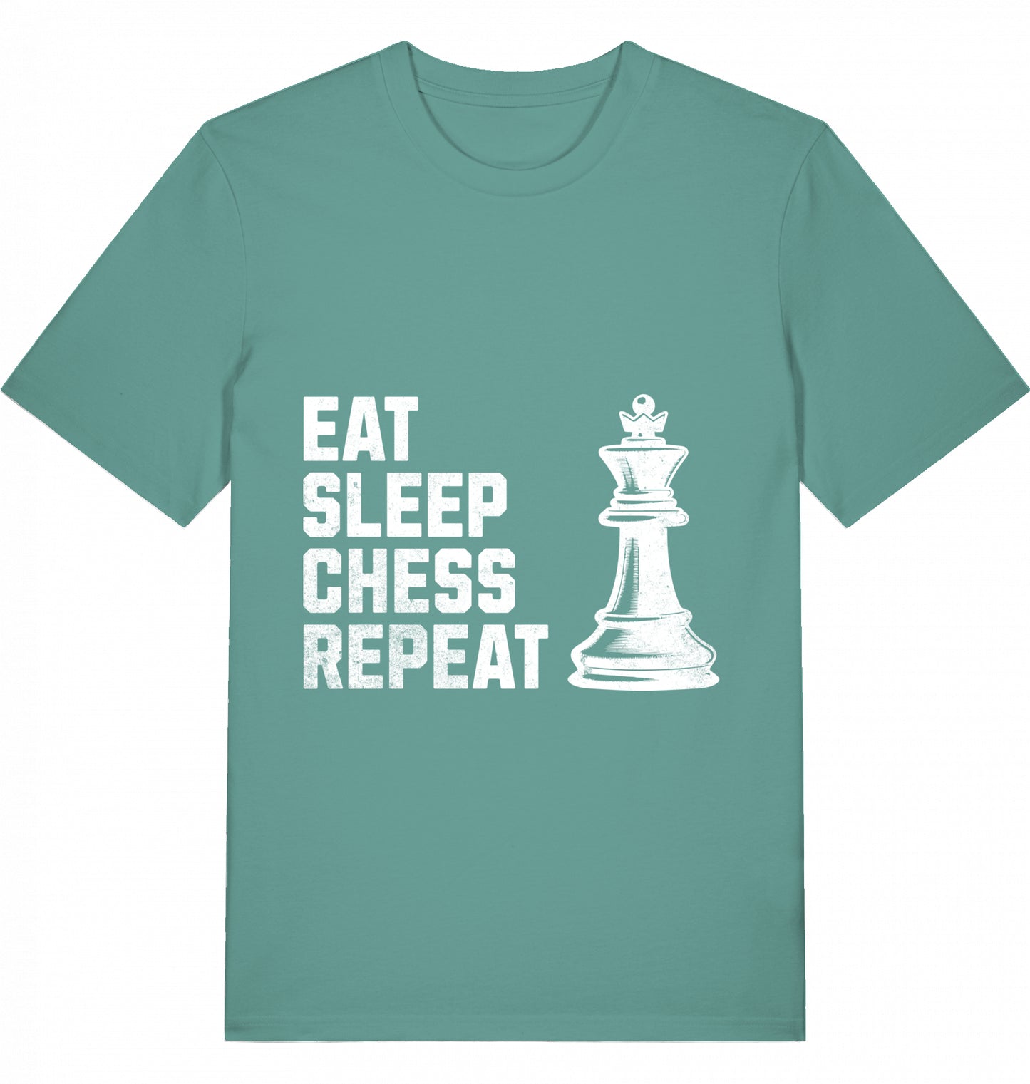 Schach T-Shirt Eat Sleep Chess Repeat V2