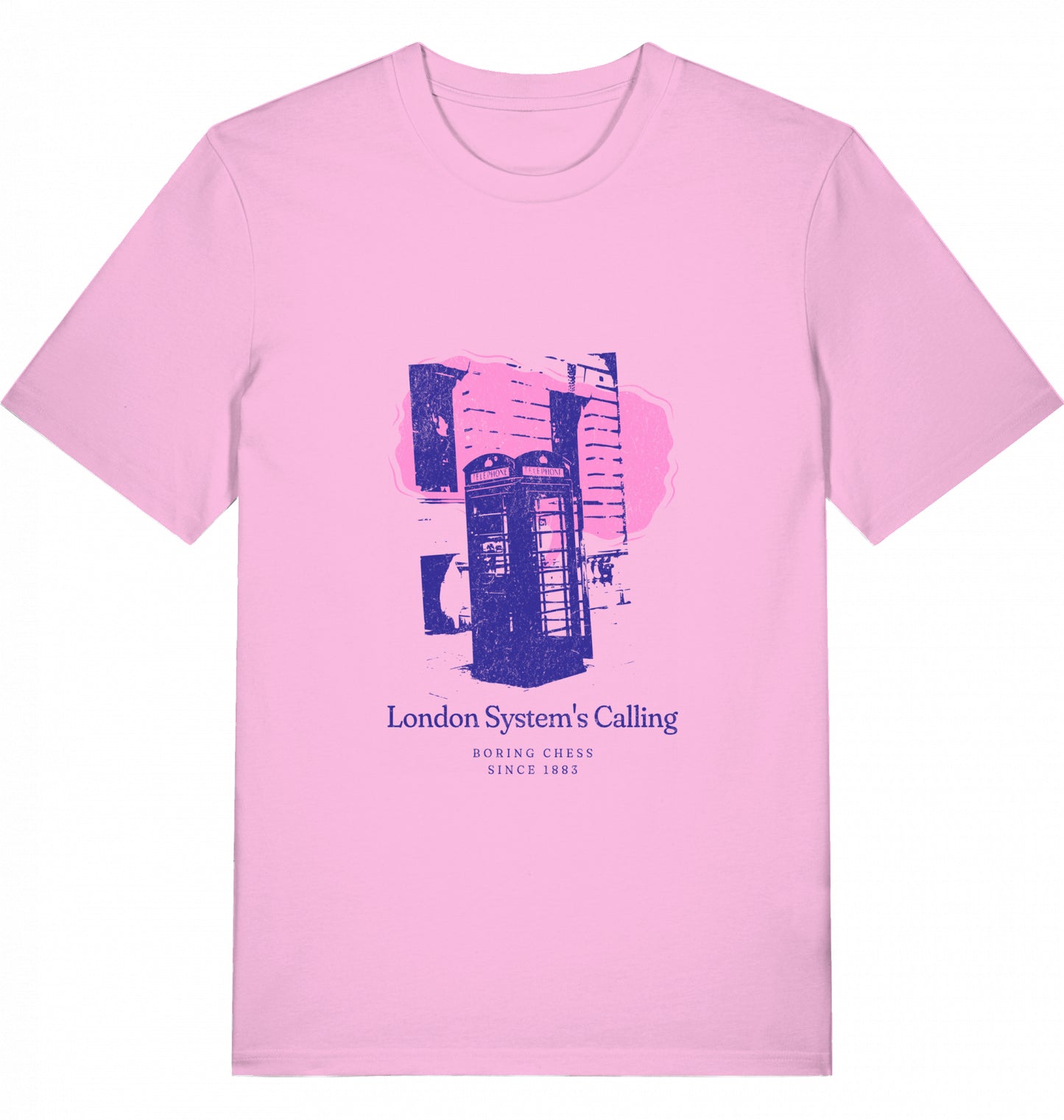 Schach T-Shirt London System Herren Männer Fairtrade Eröffnung