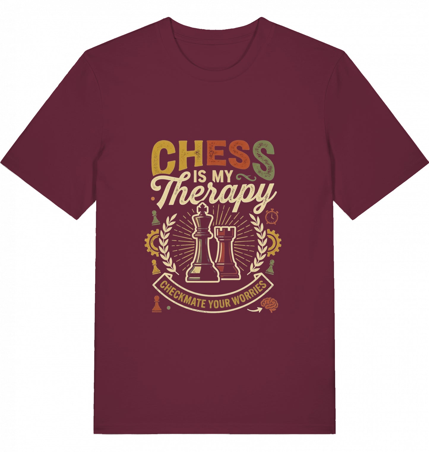 Schach T-Shirt "Chess Is My Therapy" V2