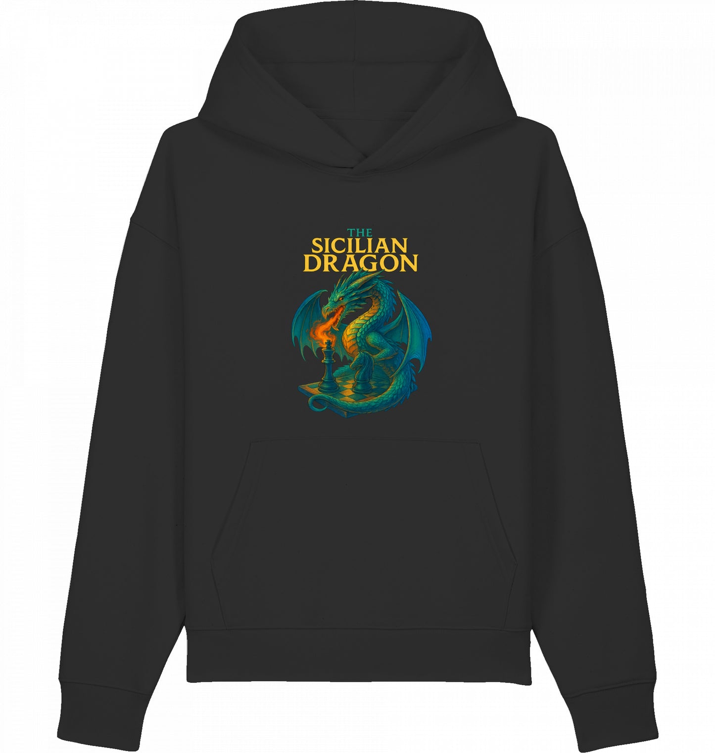 Schach Hoodie Sicilian Dragon Sizilianisch