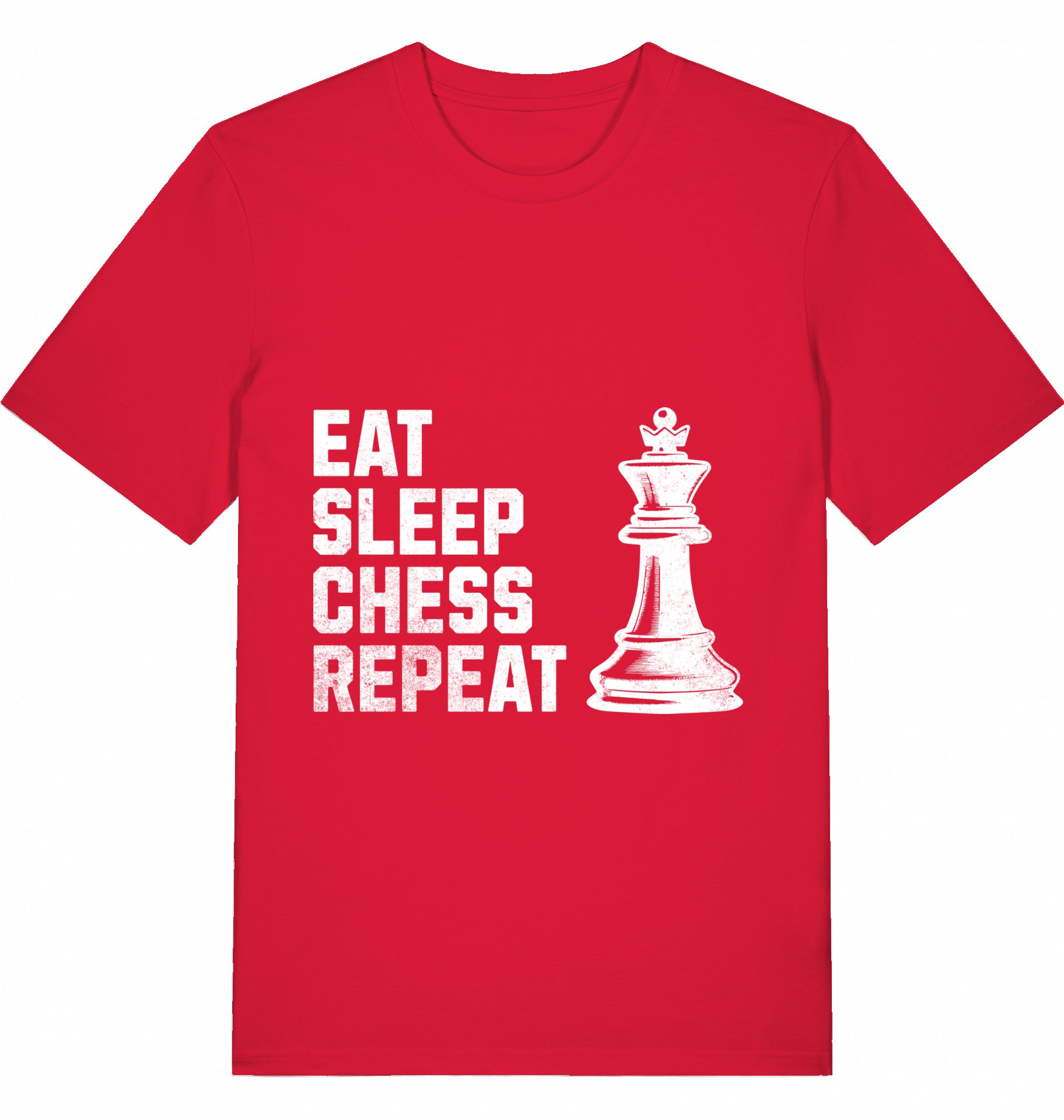 Schach T-Shirt Eat Sleep Chess Repeat V2