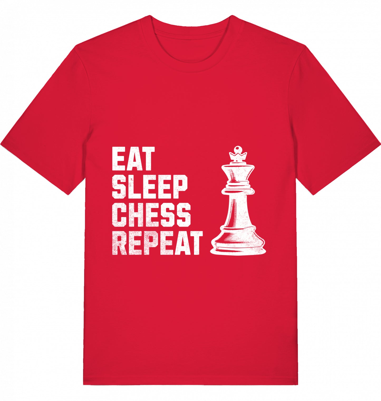 Schach T-Shirt Eat Sleep Chess Repeat V2