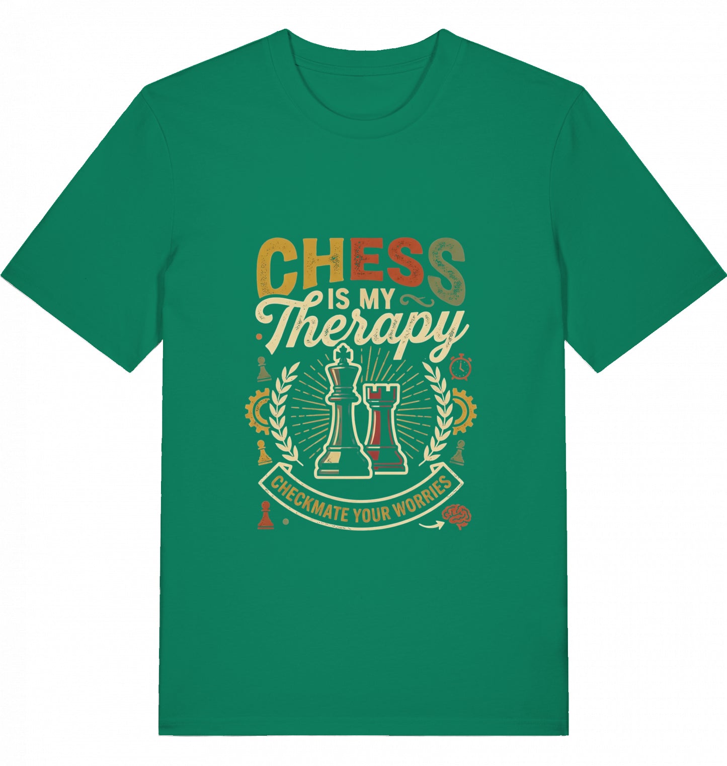 Schach T-Shirt "Chess Is My Therapy" V2