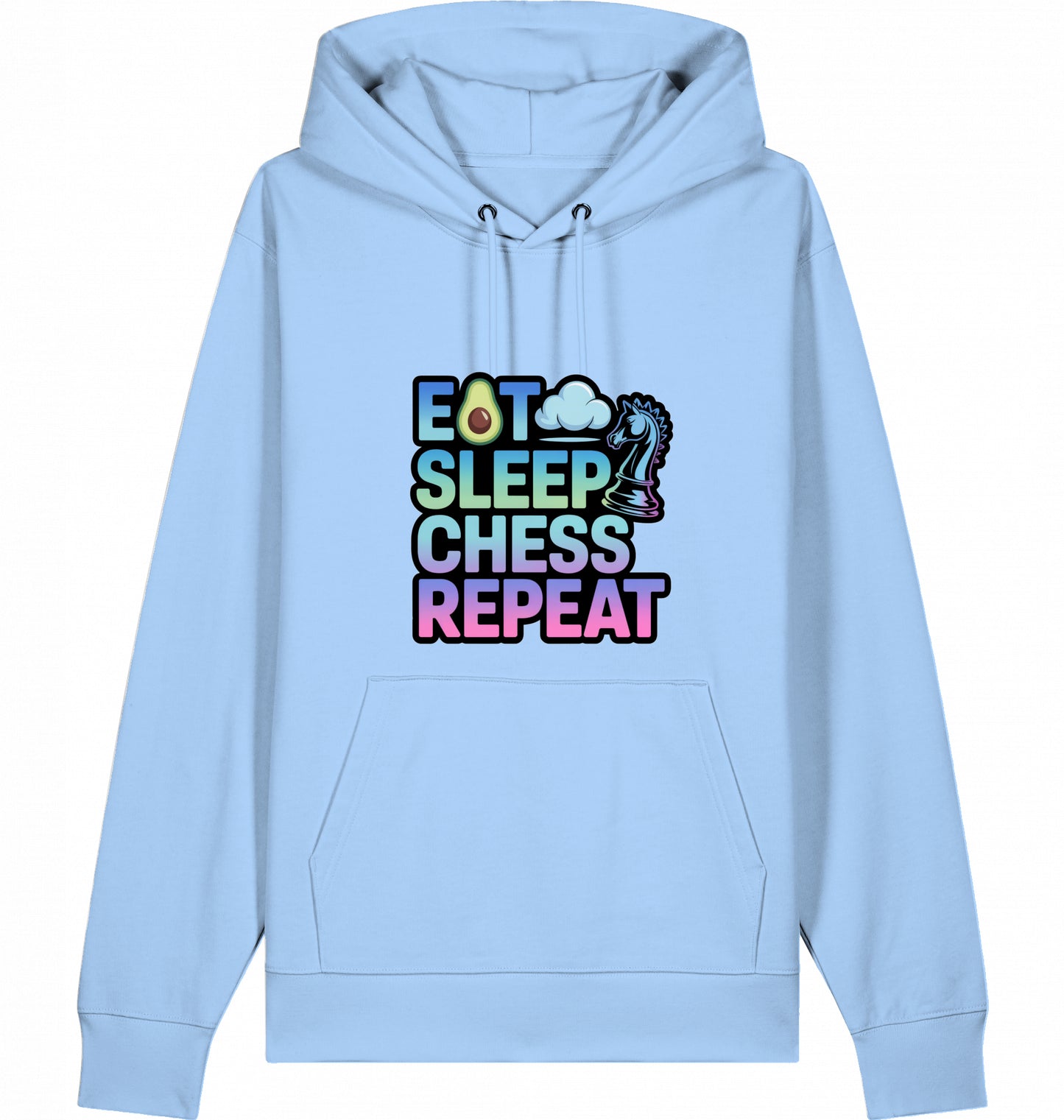 Hoodie Eat Sleep Chess Repeat