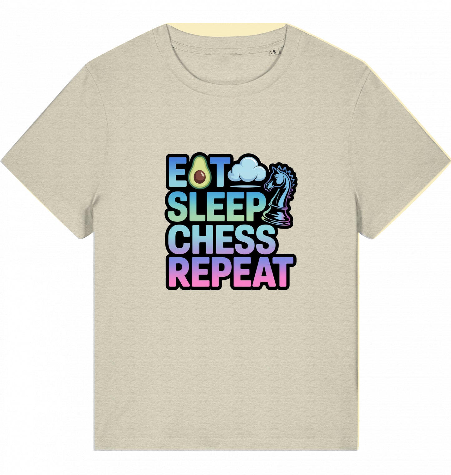 Damen T-Shirt Eat Sleep Chess Repeat