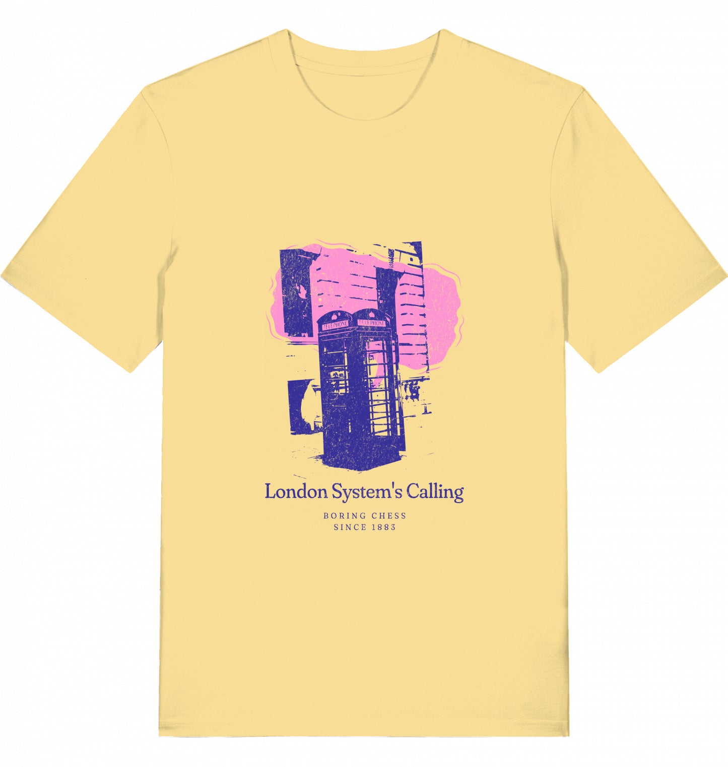 Schach T-Shirt London System Herren Männer Fairtrade Eröffnung