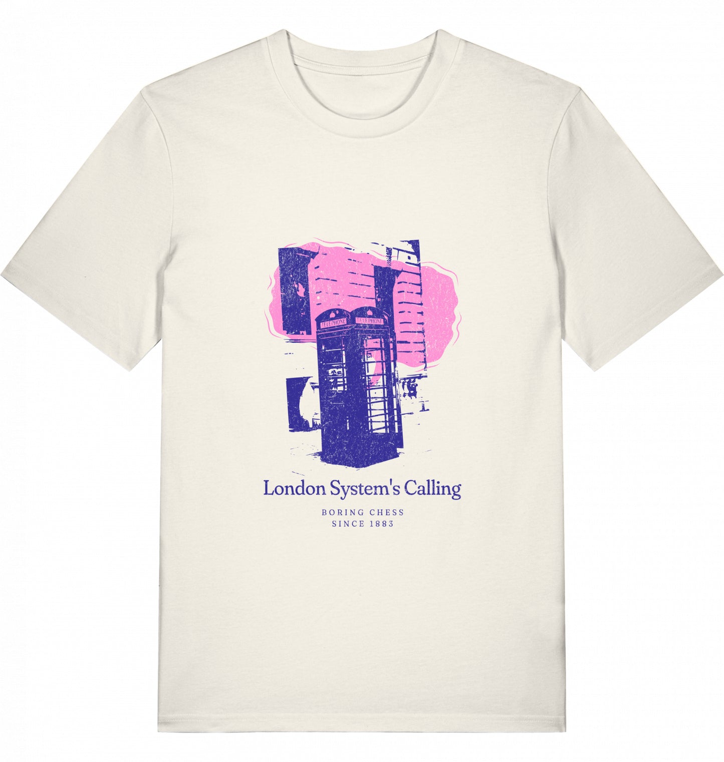 Schach T-Shirt London System Herren Männer Fairtrade Eröffnung
