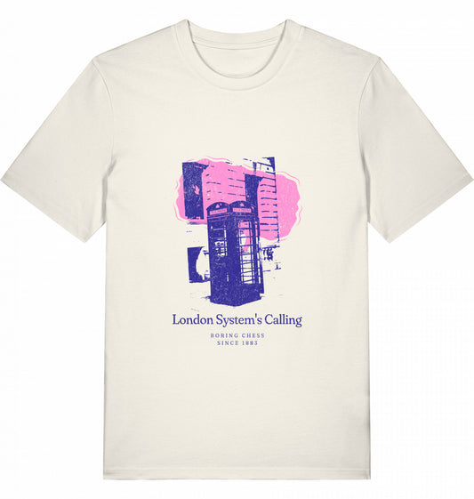 Schach T-Shirt London System Herren Männer Fairtrade Eröffnung
