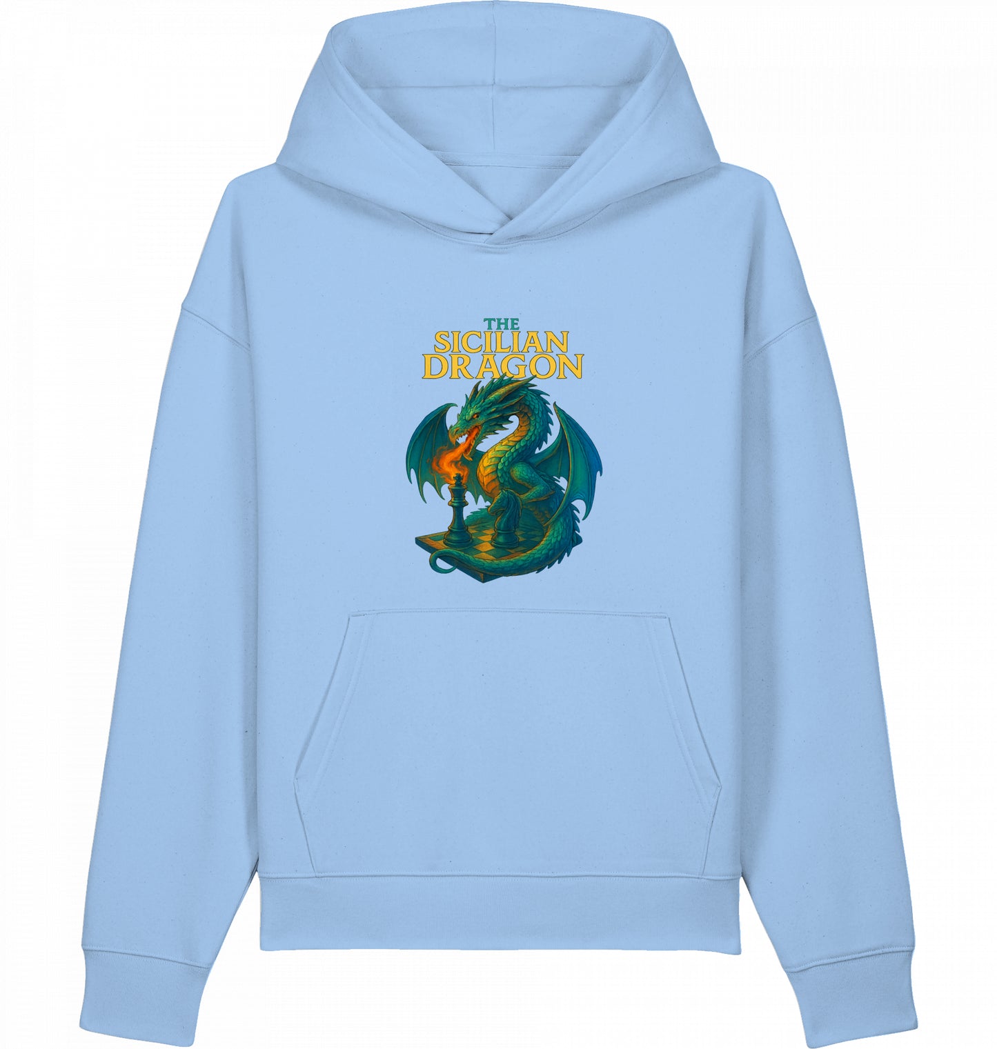Schach Hoodie Sicilian Dragon Sizilianisch