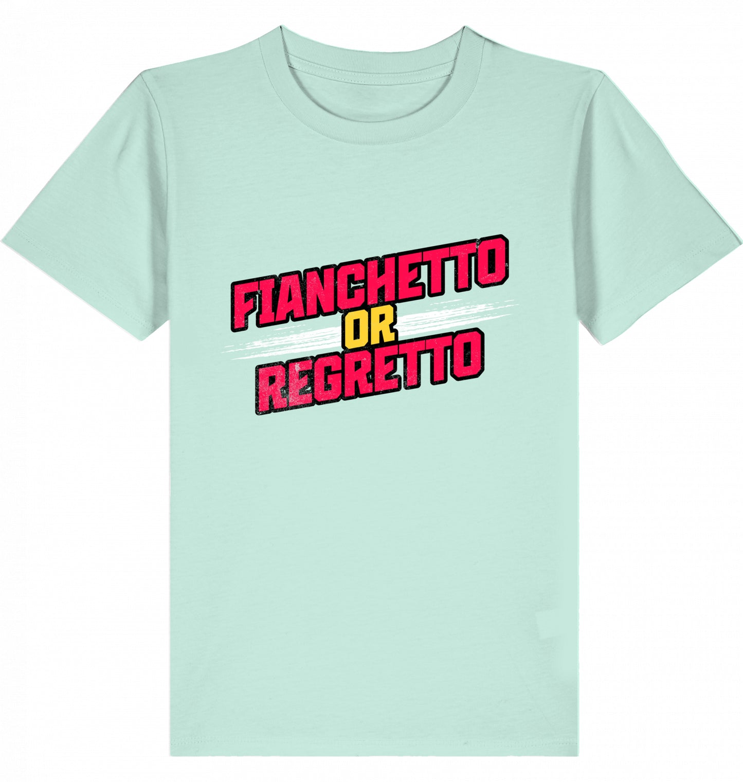 Kinder Kids Schach T-Shirt "Fianchetto Or Regretto"