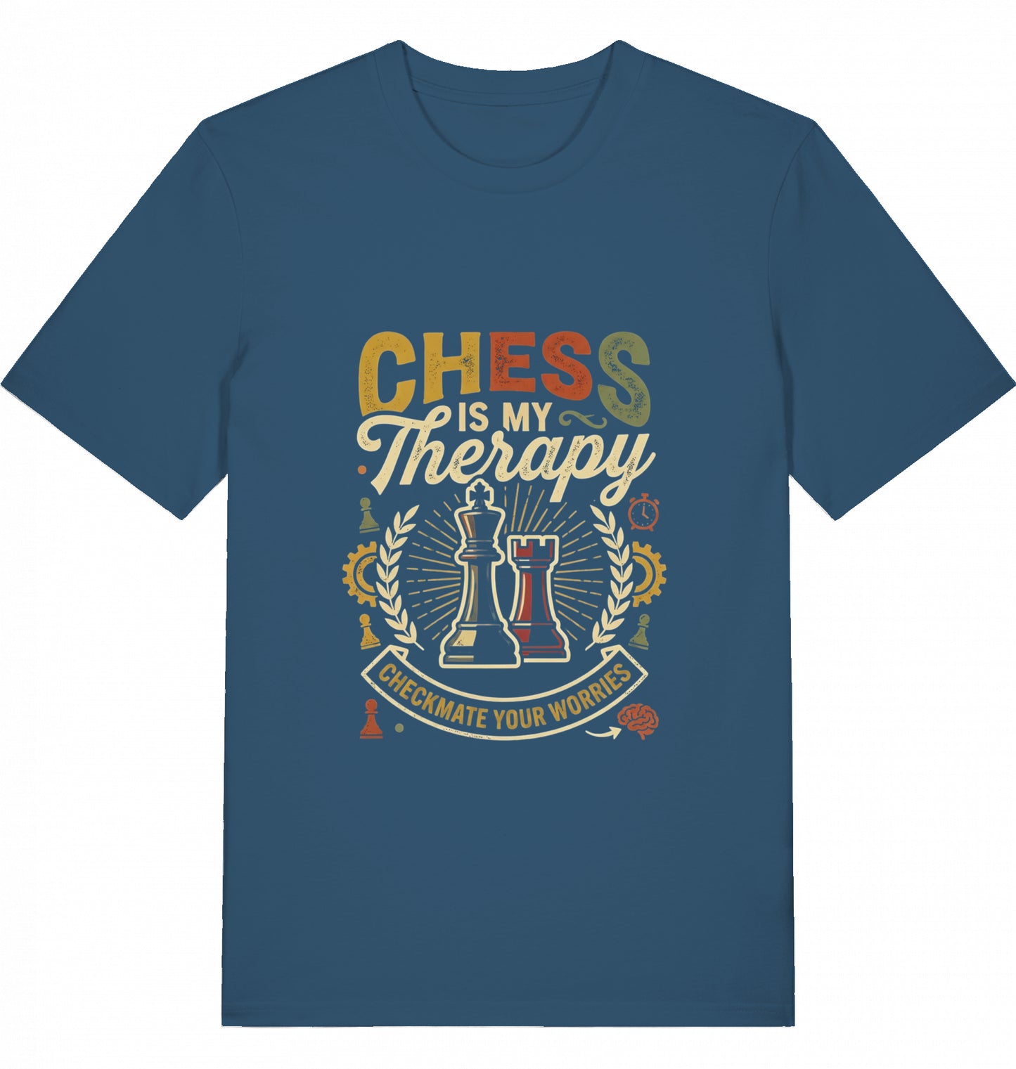 Schach T-Shirt "Chess Is My Therapy" V2