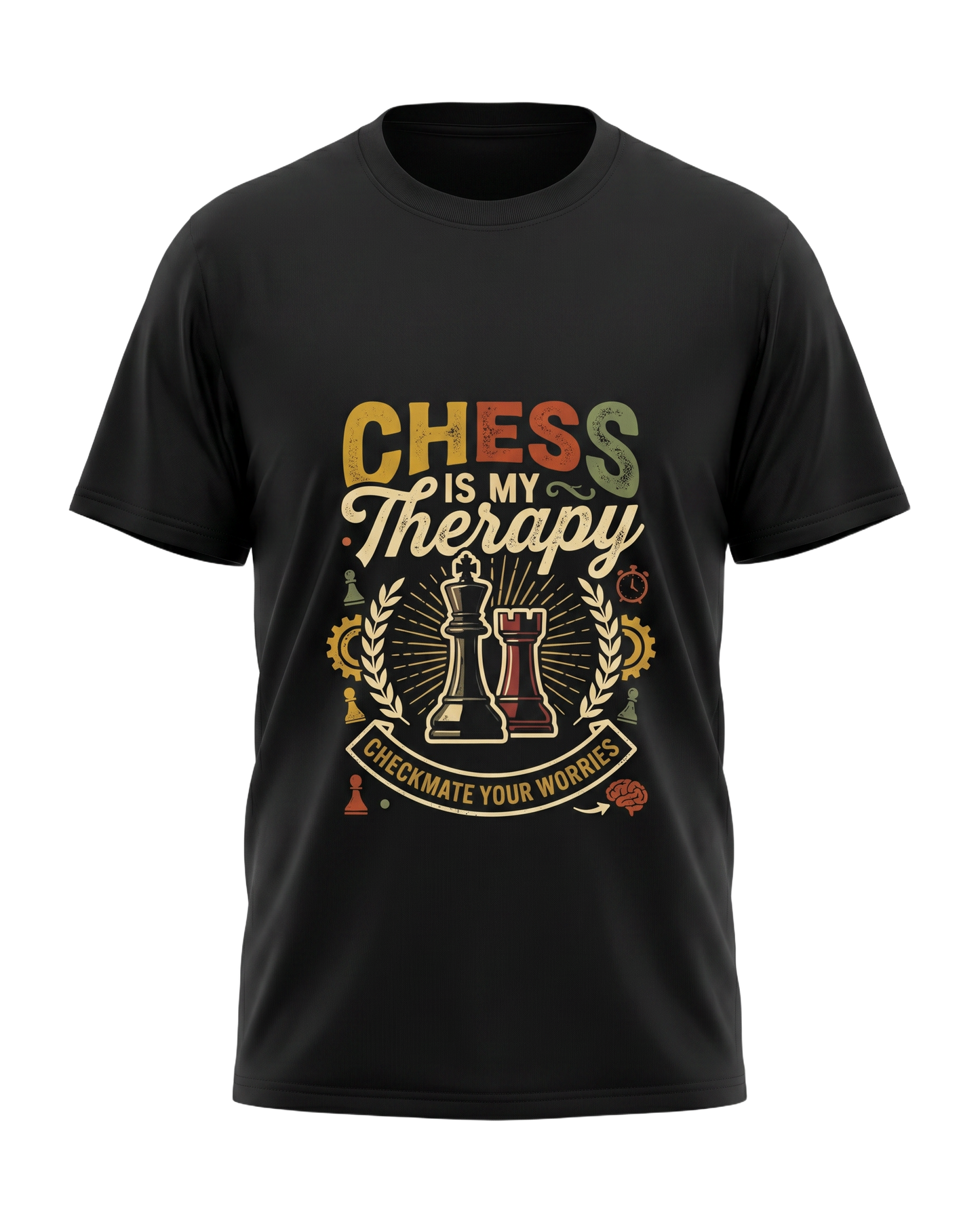Schach T-Shirt "Chess Is My Therapy" V2